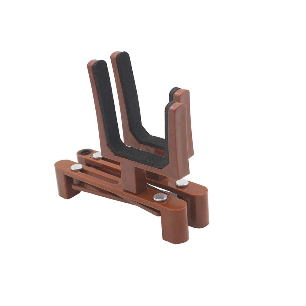 Support d'instrument de musique portable et pliable Garvee avec porte-archet de violon, léger, robuste et pliable pour la scène et les voyages.