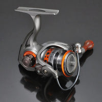 Moulinet de pêche Garvee Mini Spinning, ratio 5.2:1, 13+1 roulements à billes, boîtier en métal compact, poignée interchangeable, idéal pour la pêche à la carpe, à la perche et à la truite.