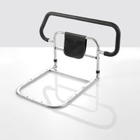 Garvee Aide au lit pour personnes âgées avec barrière de sécurité en acier au carbone, 74,5 × 56 × 49,5 cm, Noir