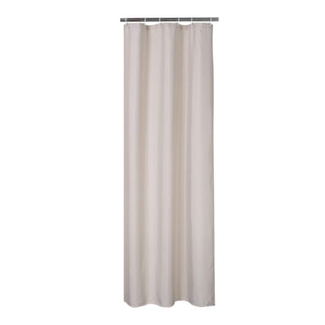 Rideau de douche Garvee en polyester imperméable avec crochets pour baignoire et douche, beige, léger, déperlant, installation facile