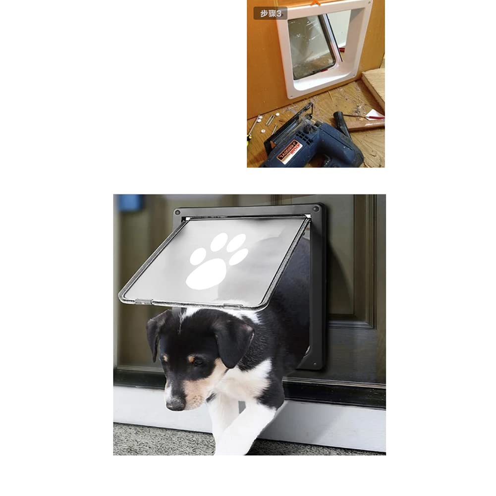 Verrou magnétique Garvee pour portières de voiture pour animaux de compagnie - Accessoire de sécurité pour grands chiens - Noir robuste pour usage domestique