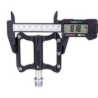 Pédales de vélo Garvee en aluminium 6061 usiné CNC, légères (250 g), plateforme antidérapante, axe en Cr-Mo, pour VTT, vélo de route et vélo pliant, adulte, violet, polyvalentes