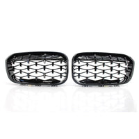 Calandre avant noire brillante Garvee Creyteg F20 compatible avec BMW Série 1 F20 F21 (2011-2014)