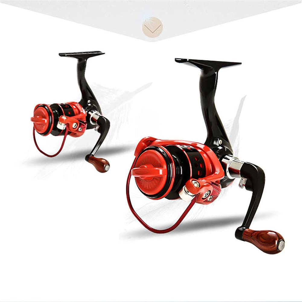 Moulinet spinning Garvee Full Metal Mini Compact 150 - Métal, sans jeu - Léger, robuste - Pour la pêche à la carpe et la pêche à l'appât