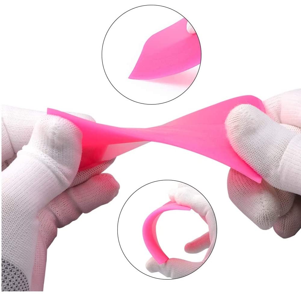 Kit de 3 pièces Garvee pour éliminer les rayures de voiture : gomme de silicone TPU flexible et protectrice pour le nettoyage et la protection de la peinture.