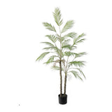 Palmier artificiel d'Arec Garvee 120/150 cm, réaliste, malléable, décoration intérieure et extérieure, polyester et plastique, entretien facile, vert
