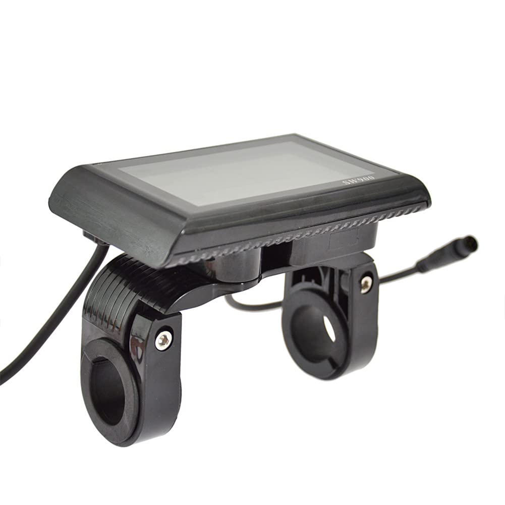 Compteur de vitesse électronique Garvee SW900 avec écran LCD, étanche, pour vélos et scooters électriques, urbain, compact, noir