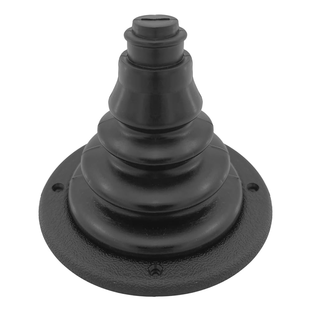 Câble de commande de gréement marin Garvee Well Boat 4 pouces (100 mm) avec protection en caoutchouc noir pour bateau, voiture ou yacht