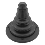 Câble de commande de gréement marin Garvee Well Boat 4 pouces (100 mm) avec protection en caoutchouc noir pour bateau, voiture ou yacht