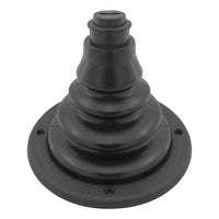 Câble de commande de gréement marin Garvee Well Boat 4 pouces (100 mm) avec protection en caoutchouc noir pour bateau, voiture ou yacht