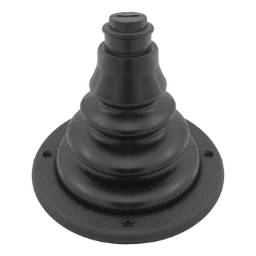 Câble de commande de gréement marin Garvee Well Boat 4 pouces (100 mm) avec protection en caoutchouc noir pour bateau, voiture ou yacht