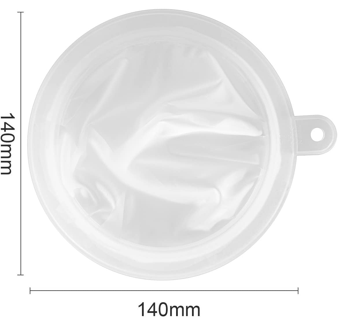 Entonnoir Garvee en acier inoxydable de 12,7 cm (5 pouces) avec passoire à mailles de 200 pour filtrer et transvaser les liquides, couleur : argent