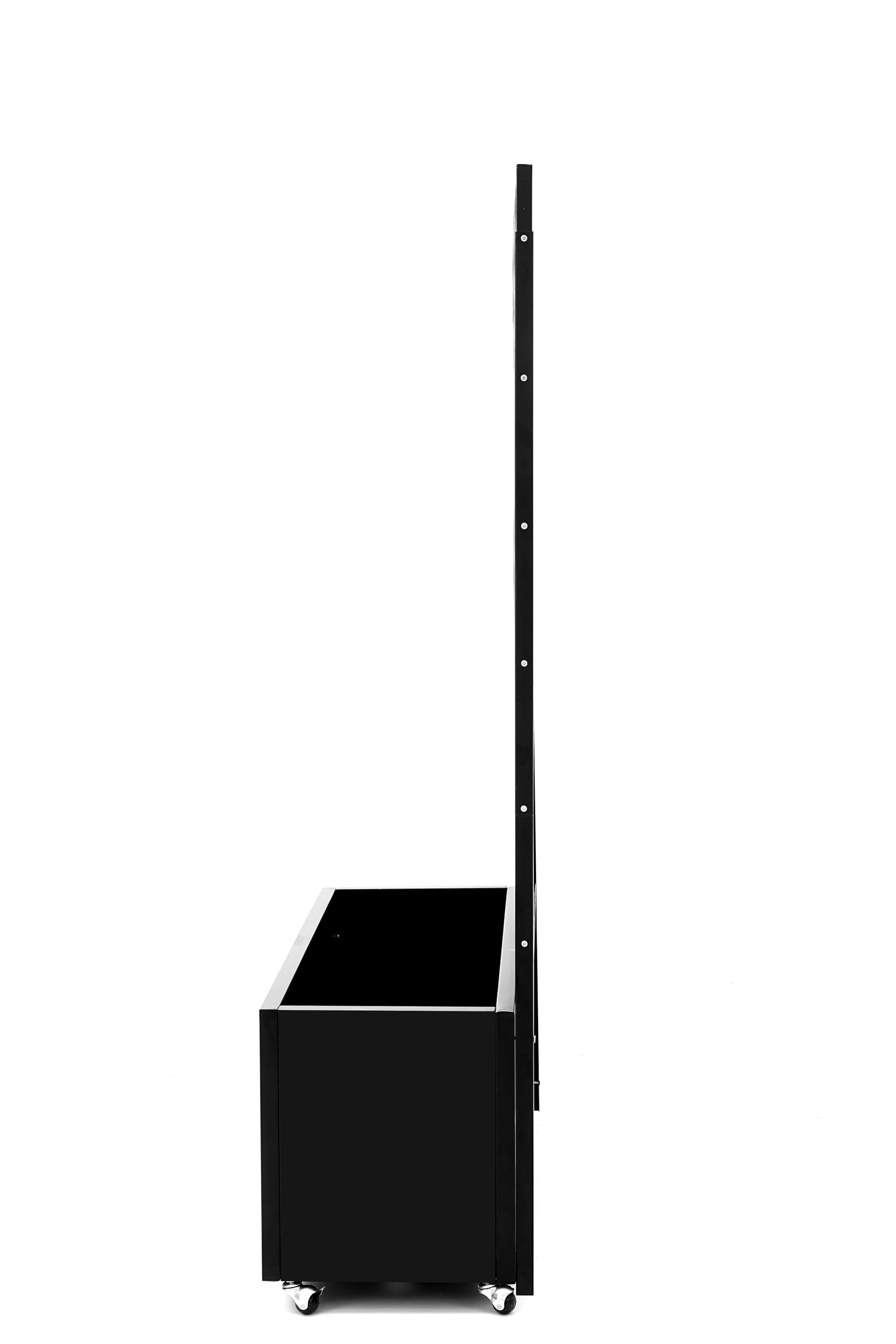 Jardinière surélevée Garvee en acier galvanisé avec treillis et brise-vue pour balcon et jardin, 180 x 89 x 41 cm, durable et mobile