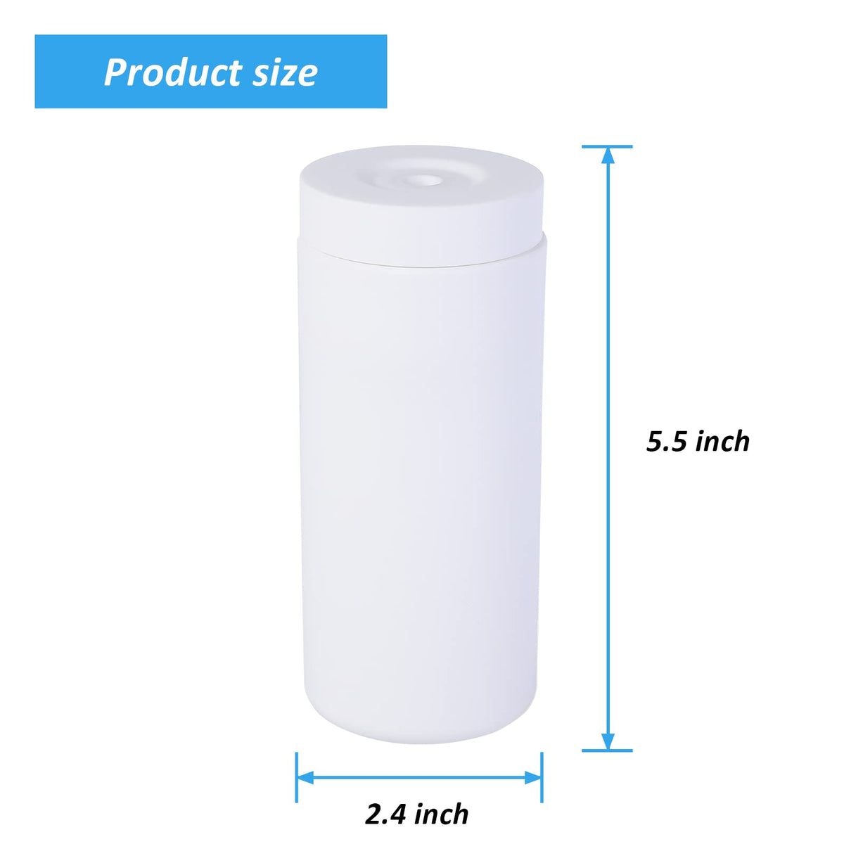 Distributeur de liquide vaisselle rechargeable Garvee, bouteille en silicone avec séparateur pour cuisine et salle de bain, blanc, facile à presser