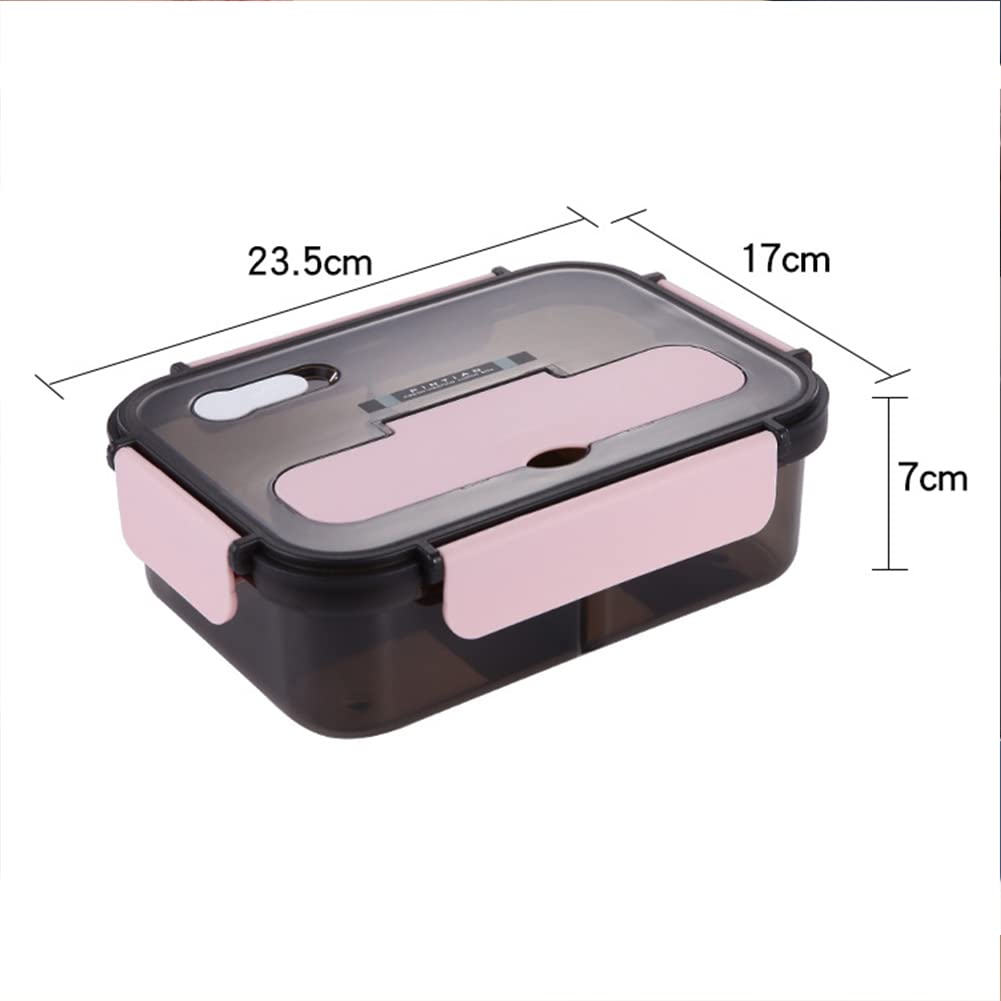 Boîte à bento hermétique Garvee, 2 compartiments, étanche, 1100 ml, sans BPA, légère, idéale pour l'école et le bureau