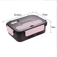 Boîte à bento hermétique Garvee, 2 compartiments, étanche, 1100 ml, sans BPA, légère, idéale pour l'école et le bureau