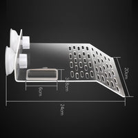Plateforme de bronzage pour grande tortue Garvee avec 2 ventouses pour aquarium, blanche