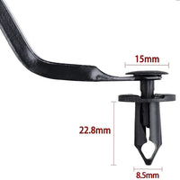 Rivets de fixation Garvee, clips de carrosserie pour VTT/SSV, goupilles à pression, 120 pièces, plastique robuste pour véhicules tout-terrain Polaris RZR Ranger, Suzuki King Quad