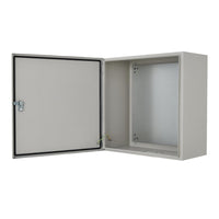 Boîte électrique extérieure Garvee 12x12x8 pouces NEMA 4X Acier IP67 Étanche à l'eau et à la poussière, avec plaque de montage pour une utilisation intérieure et extérieure