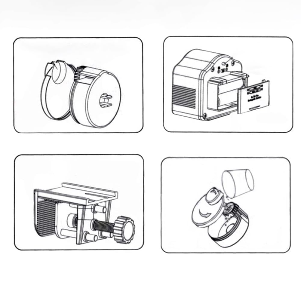 Distributeur automatique de nourriture pour poissons Garvee, réglable, à piles (piles non incluses), pour aquariums