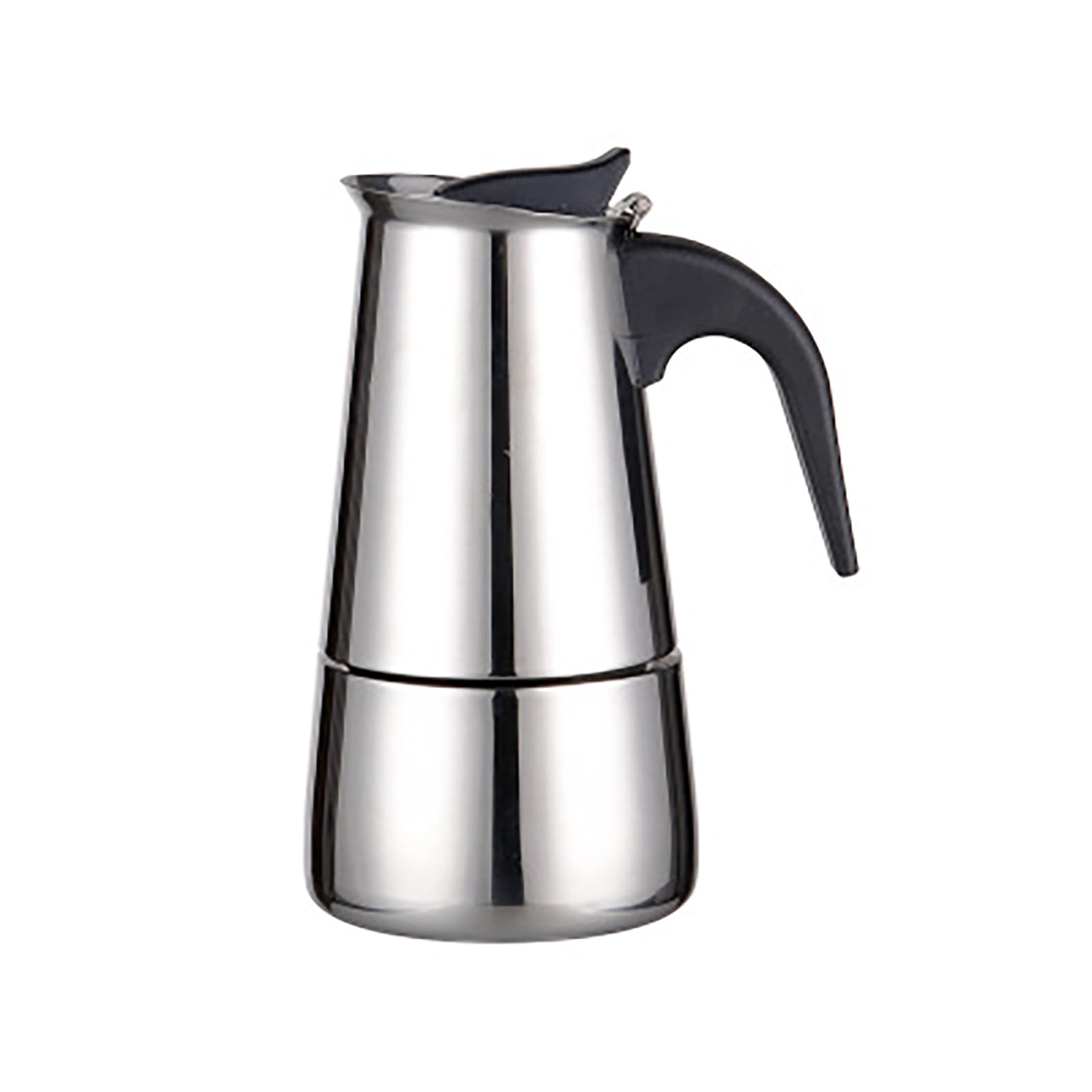 Machine à expresso Garvee 200 ml (4 tasses) en acier inoxydable – Compatible tous feux, y compris induction et lave-vaisselle