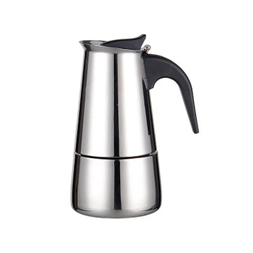 Machine à expresso Garvee 200 ml (4 tasses) en acier inoxydable – Compatible tous feux, y compris induction et lave-vaisselle