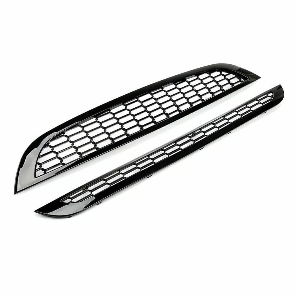 Calandre avant Garvee compatible avec Mini Cooper R50 R52 R53, structure alvéolaire en ABS, noir brillant, protection durable