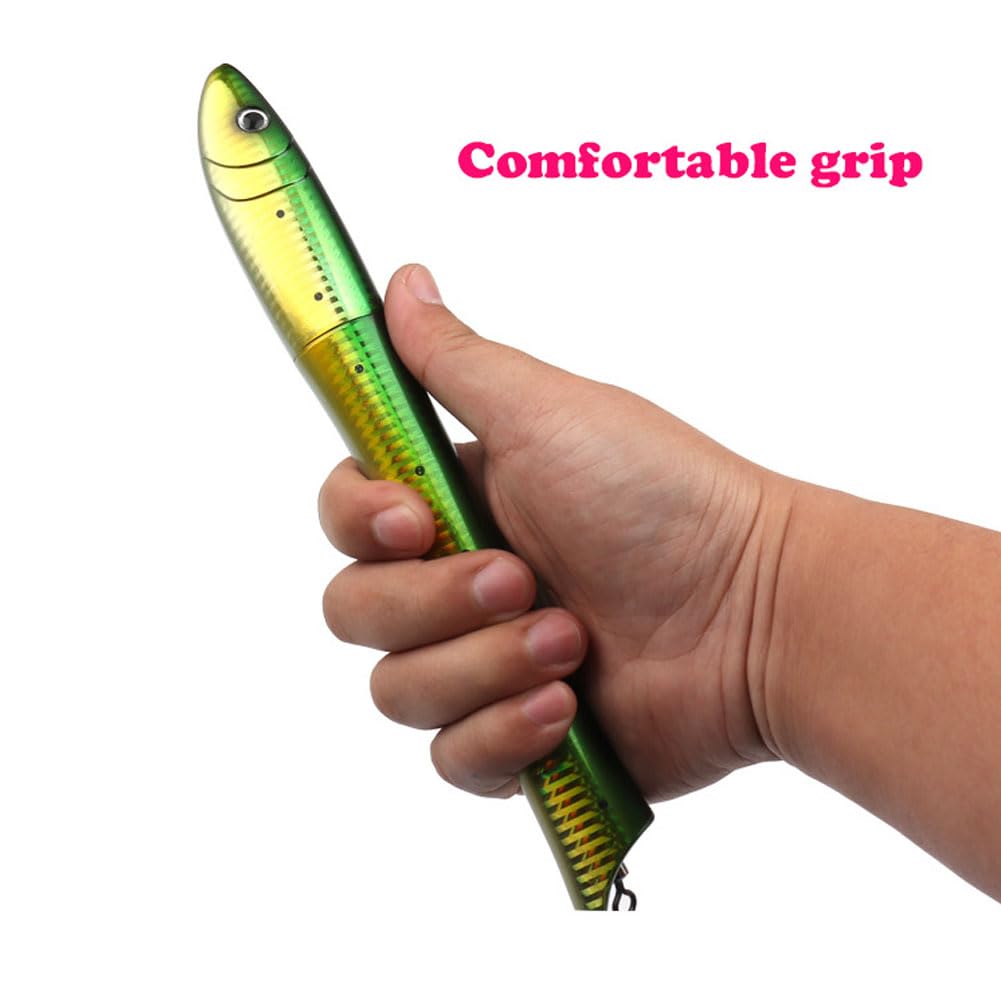 Ensemble canne à pêche Garvee Pen 1,4 m, mini moulinet télescopique, léger et portable pour la pêche en eau douce et en eau salée