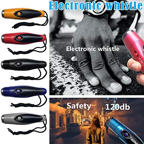Sifflet électronique Garvee avec cordon, 3 tons, 125 dB, matériau ABS, rechargeable, pour le sport et les situations d'urgence