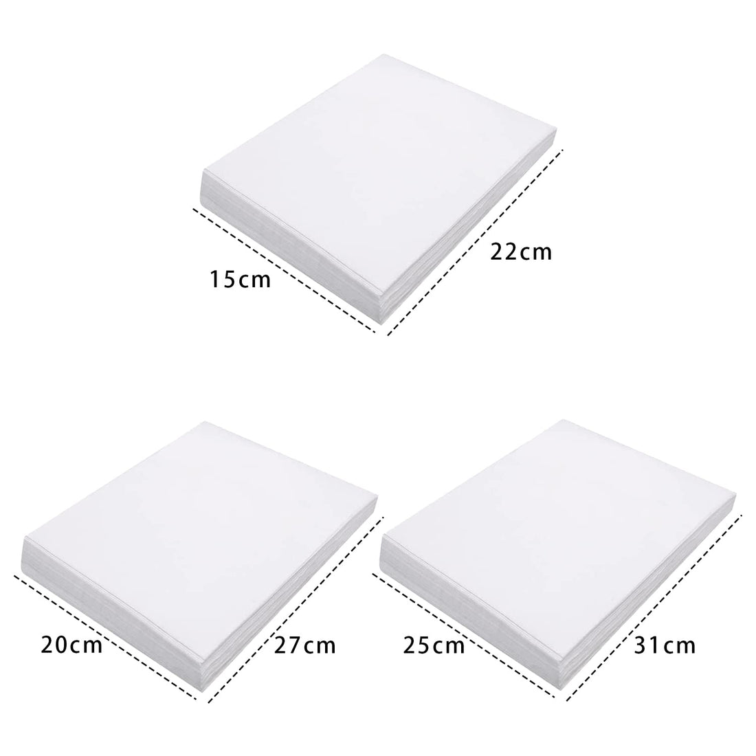 Garvee Papier pour Cage à Oiseaux, 100 Feuilles Absorbantes à Découper 27 × 20 cm, Matériau à Base de Bois, Doublure Écologique pour Perroquets et Petits Oiseaux
