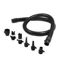 Pompe à main Garvee à simple action 1,8 bar avec manomètre, haute pression, 6 embouts, en plastique, pour matelas pneumatiques et kayaks
