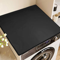 Tapis de machine à laver/couvre-manteau en silicone Garvee, 50 x 60 cm, noir, antidérapant, imperméable