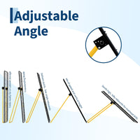 Filet de rebond de volley-ball Garvee 7x4 pi, réglable multi-angles, en PE robuste et pliable pour l'entraînement en extérieur