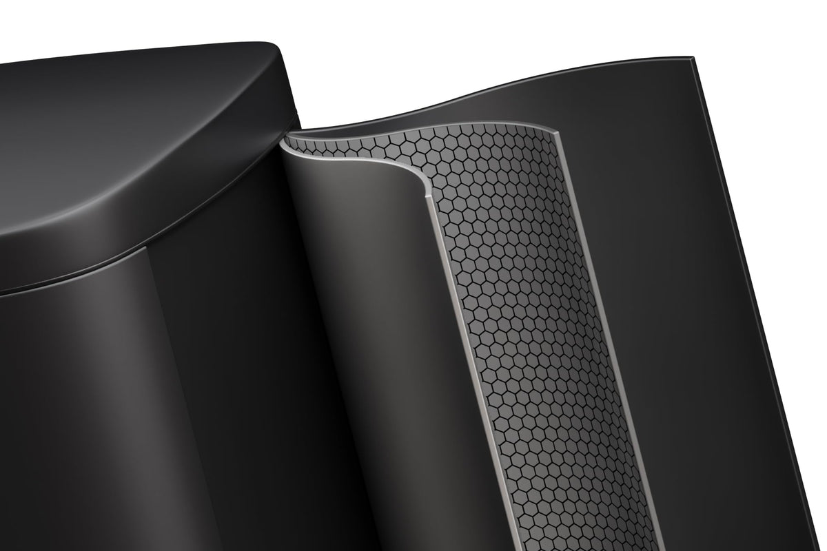 Ensemble de poubelles métalliques Garvee 13 gal et 2,6 gal, antirouille, à pédale, pour cuisine et salle de bain, noires, compactes