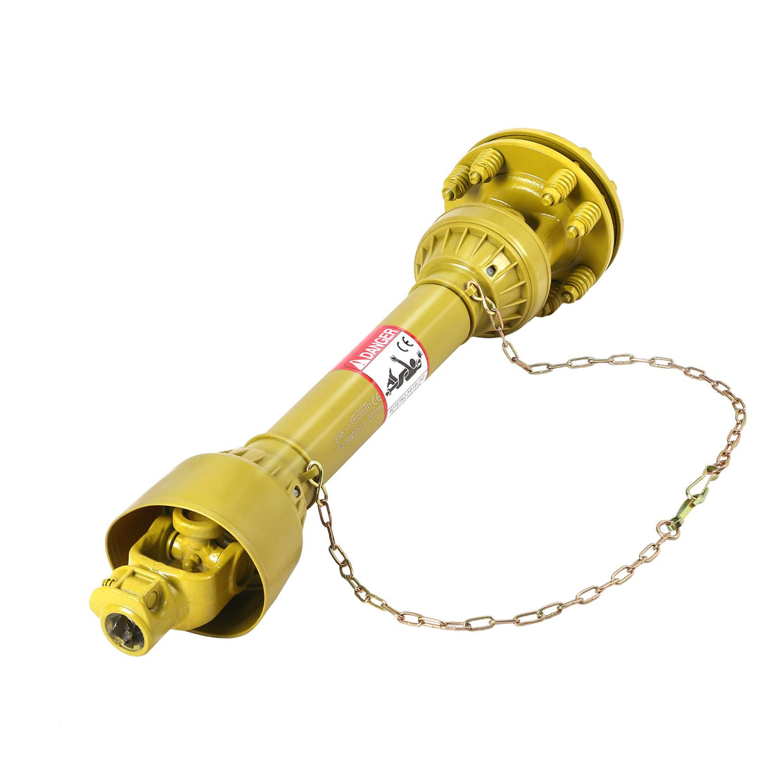 Garvee arbre de transmission de prise de force avec embrayage à friction, 6 cannelures, réglable de 31,5 à 104,1 cm, en acier