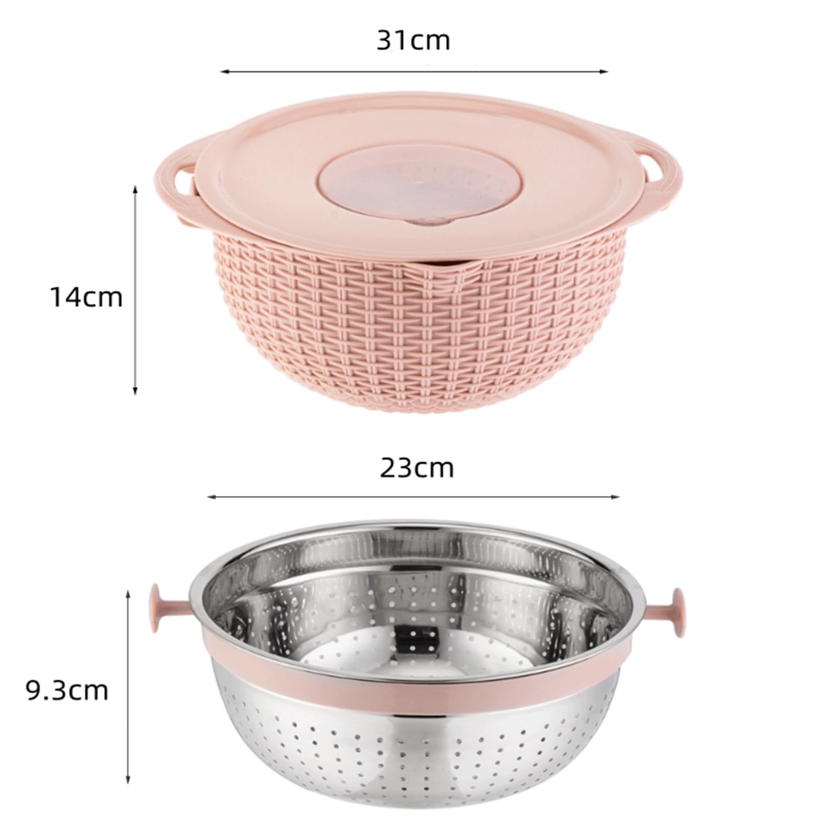 Four à charbon 4 en 1 en acier inoxydable avec double plateau rotatif, bacs à rebanadors intégrés, multifonctionnel pour la cuisine, bleu nordique