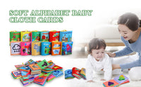 Coffret de 12 livres d'éveil en tissu Garvee Baby, en coton lavable, doux et non toxique, idéal pour les bébés et les jeunes enfants. 10,5 x 10,5 cm. Idéal comme cadeau.