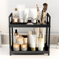 Étagère de cuisine et de salle de bain Garvee à 2 niveaux, en fer et polypropylène, robuste, polyvalente et facile à installer.