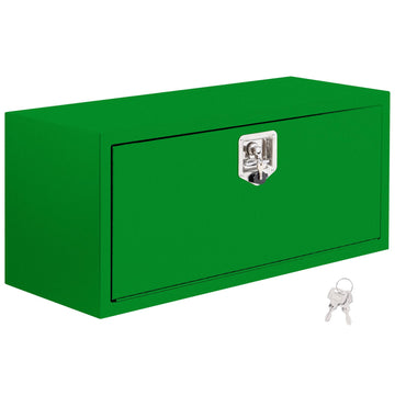 Garvee Coffre à outils sous châssis vert renforcé, acier 91,44 × 35,56 × 40,64 cm, série 1416, étanche et sécurisé