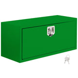Garvee Coffre à outils sous châssis vert compact, acier 60,96 × 35,56 × 40,64 cm, série 1416, serrure étanche, haute durabilité - Vert