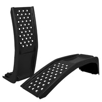 Ponts élévateurs Garvee robustes pour véhicules, capacité de 3630 kg, 2 pièces, acier, antidérapants, hauteur de levage de 20 cm, noirs, pour atelier et garage
