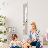 Miroir toise Garvee pour enfants, incassable, miroir pleine longueur, décoration murale pour chambre d'enfant, chambre à coucher, salle de jeux, multicolore