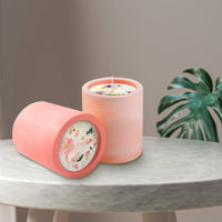 Moule à bougie cylindrique 3D en silicone Garvee avec couvercle pour la fabrication de bougies, pots de fleurs, porte-stylos et autres objets de décoration. Polyvalent, durable et résistant à la chaleur.