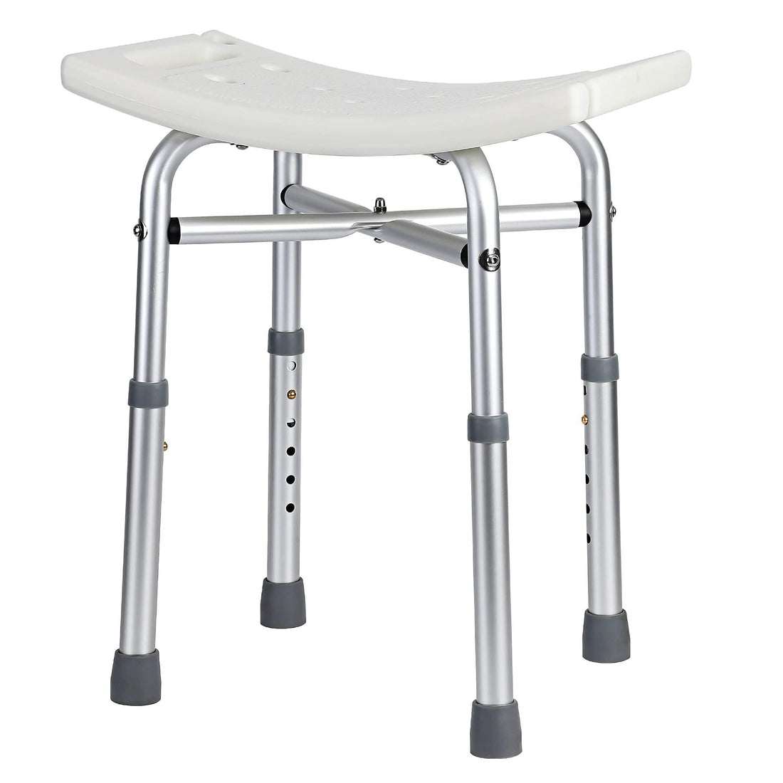Chaise de douche Garvee, réglable en hauteur, cadre en aluminium, antidérapante, pour personnes âgées et personnes handicapées, baignoire intérieure, largeur d'assise de 30,5 cm