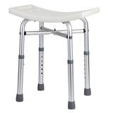 Chaise de douche Garvee, réglable en hauteur, cadre en aluminium, antidérapante, pour personnes âgées et personnes handicapées, baignoire intérieure, largeur d'assise de 30,5 cm