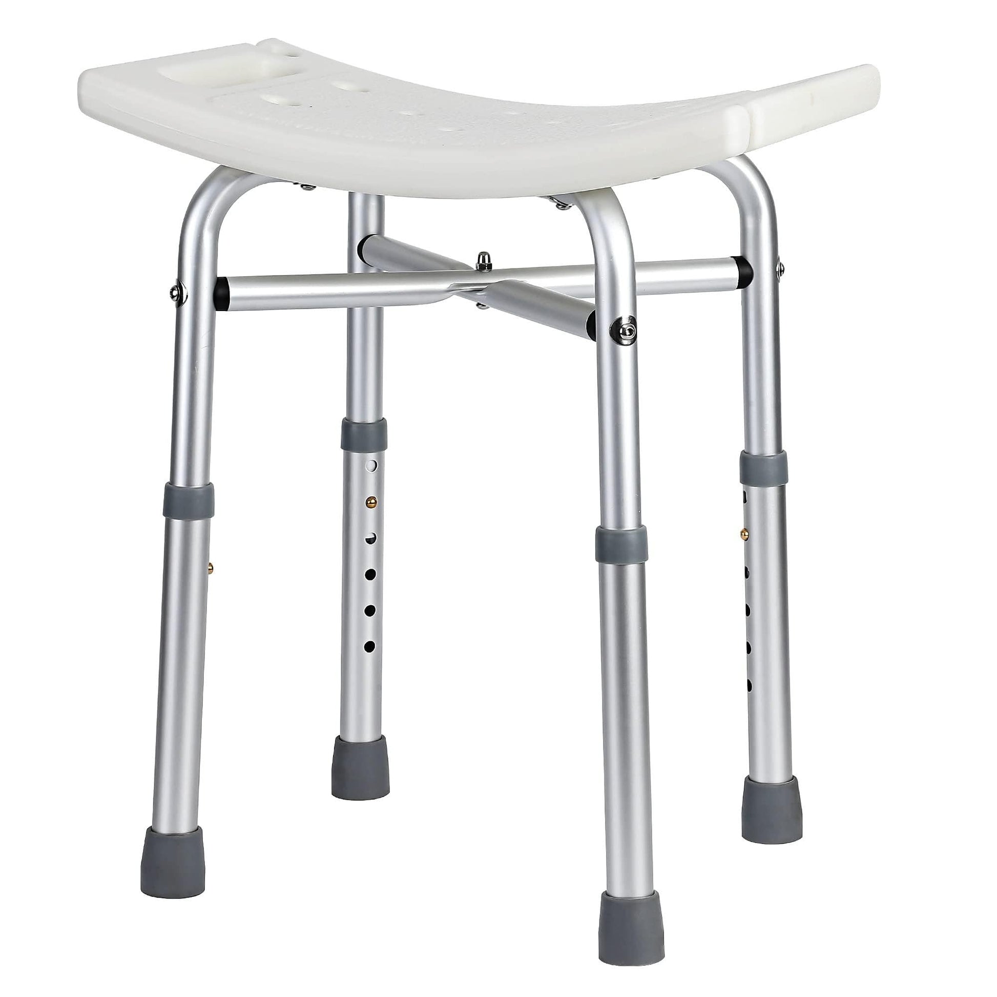 Chaise de douche Garvee, réglable en hauteur, cadre en aluminium, antidérapante, pour personnes âgées et personnes handicapées, baignoire intérieure, largeur d'assise de 30,5 cm