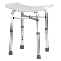 Chaise de douche Garvee, réglable en hauteur, cadre en aluminium, antidérapante, pour personnes âgées et personnes handicapées, baignoire intérieure, largeur d'assise de 30,5 cm