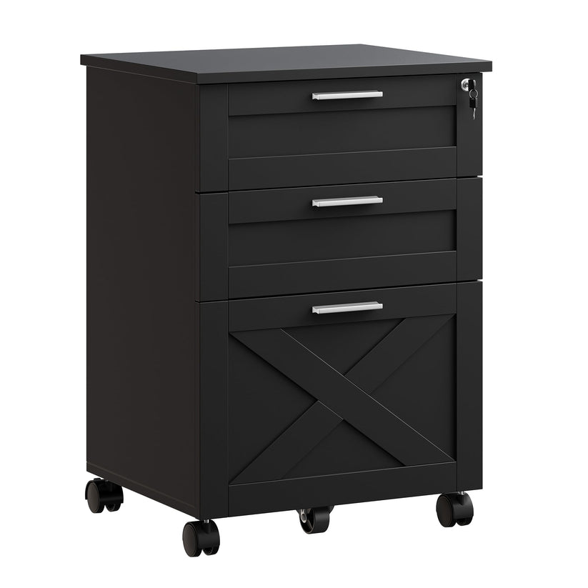 Meuble à dossiers robuste en bois pour maison et bureau