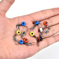 Garvee, lot de 100 émerillons de pêche avec perles, antirouille, pour la pêche en eau douce et en mer, polyvalents et durables.
