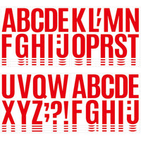 Garvee Grandes Lettres Autocollantes en Vinyle, 272 Pièces, 22 x 30 cm, Multicolores, pour Décoration Extérieure et Loisirs Créatifs